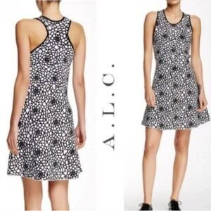 A.L.C. Buster fit flare floral dress XS ALC